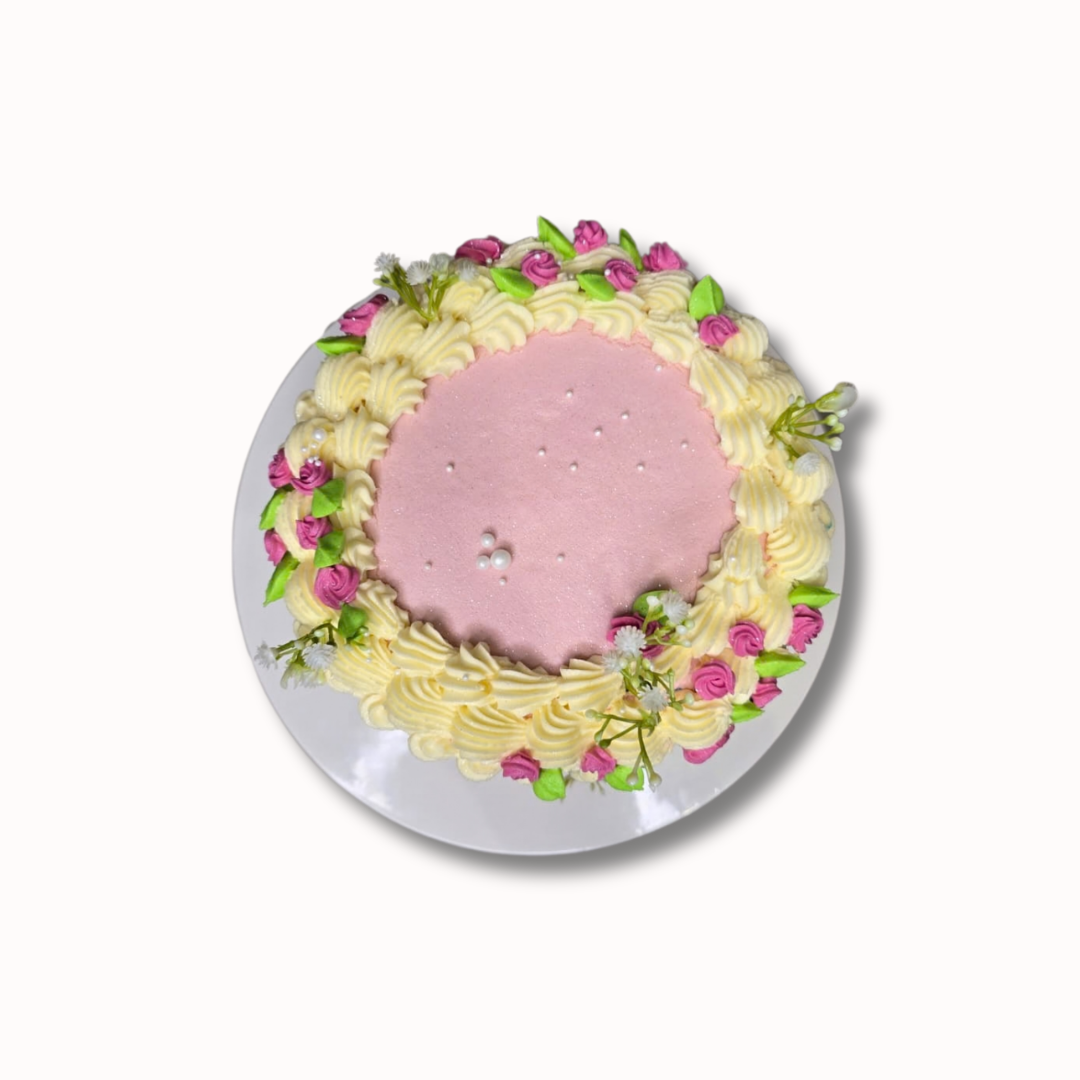 Petals and Pearls Easter Cake