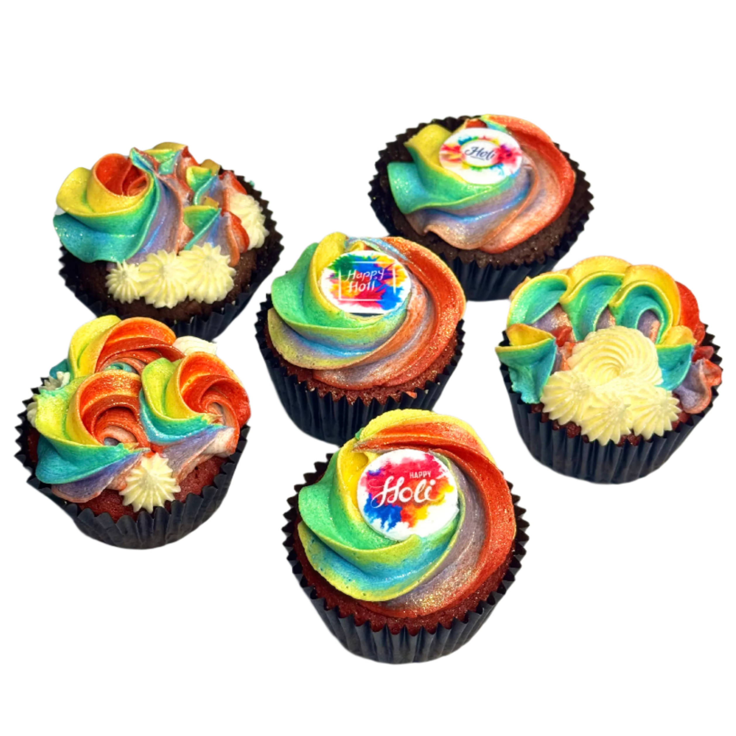 Colour Burst Cupcakes