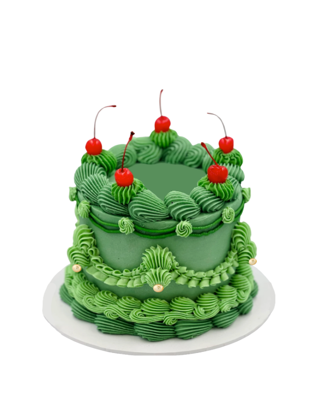 Christmas Retro Vintage Cake